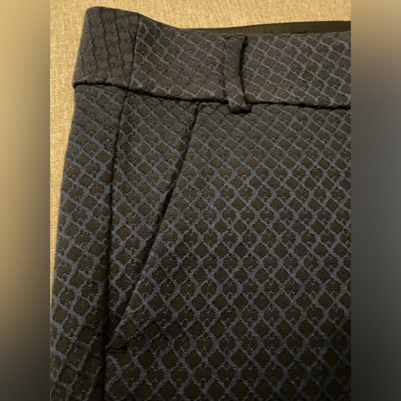 Straight leg pattered formal trousers with side pockets - LOFT - Size 2 - Picture 4 of 5